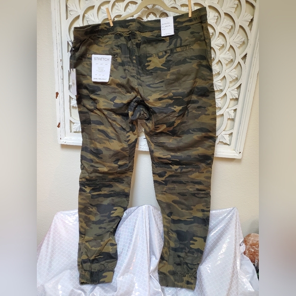 Camo Jogger Stretch Pants By Paper Cloth & Denim 4x NWT - Picture 9 of 16